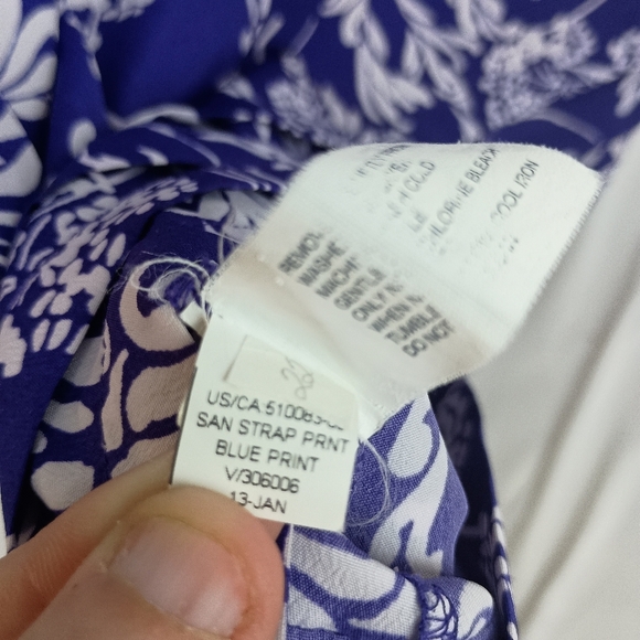 2/$30 GAP Summer Blue and White Floral Mini Sundress (#468) - Picture 11 of 12